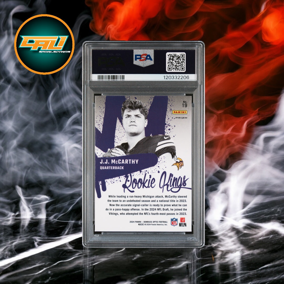 2024 Panini Donruss Optic Rookie Kings Jj Mccarthy #19