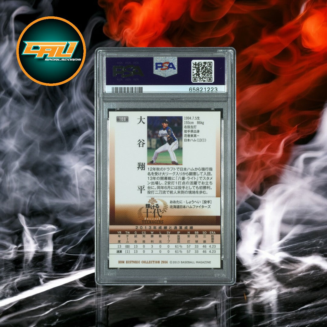 2013 Bbm Historic Collection 2014 Brilliant Teenagers Shohei Ohtani #108