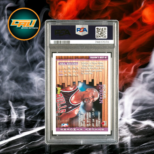 1996 Topps Michael Jordan Season’s Best Sticky Fingers #18