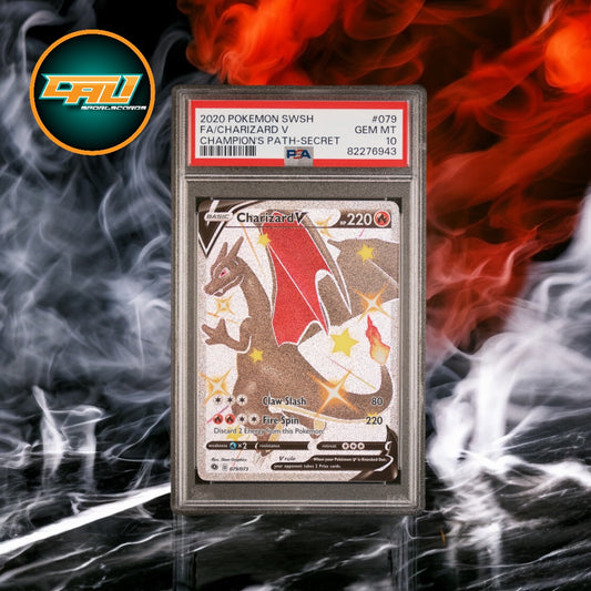 2020 Pokemon Sword & Shield Champion's Path Fa/Charizard V #079
