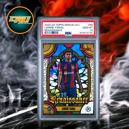 2023-24 Topps Merlin Uefa Club Competitions Renaissance Lamine Yamal #R9