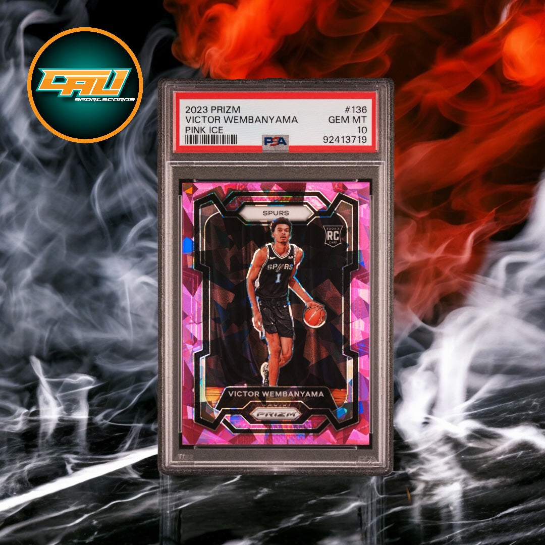2023 Panini Prizm Victor Wembanyama Pink Ice #136