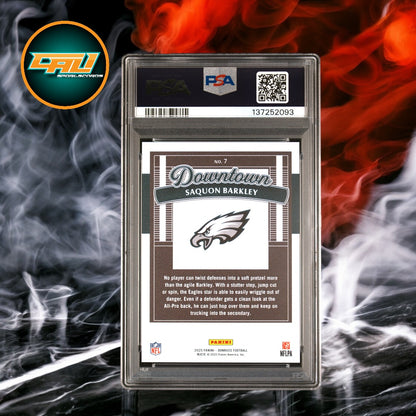 2025 Panini Donruss Downtown! Saquon Barkley #7
