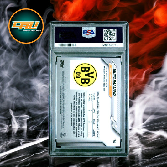 2019 Topps Chrome Uefa Champions League Erling Haaland Speckle Refractor #74