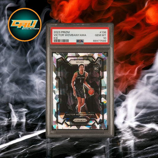 2023 Panini Prizm Victor Wembanyama Ice #136