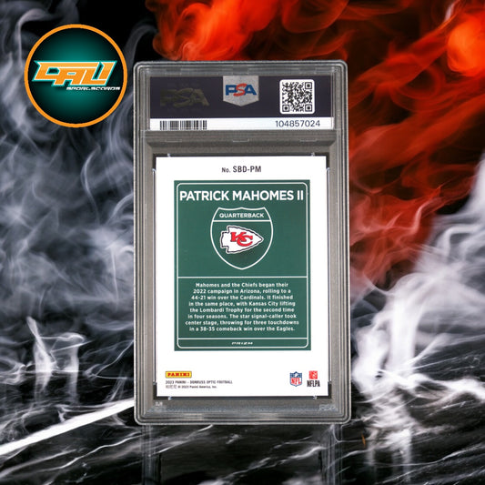 2023 Panini Donruss Optic Super Bowl Downtown Patrick Mahomes