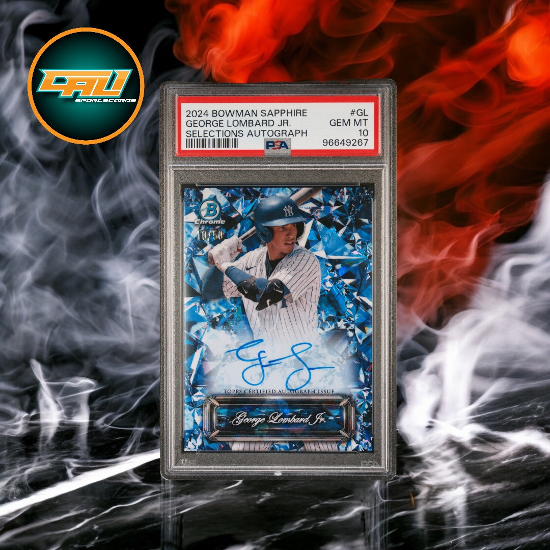 2024 Bowman Sapphire Edition Sapphire Selections Autographs George Lombard Jr. #GL