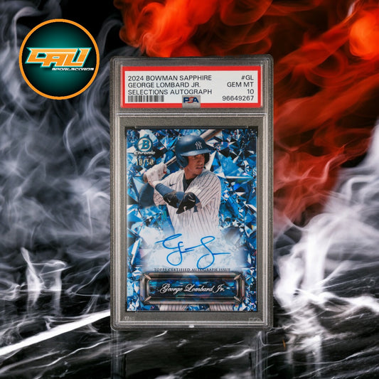 2024 Bowman Sapphire Edition Sapphire Selections Autographs George Lombard Jr. #GL