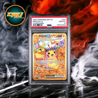 2024 Pokemon Ssp En-Surging Sparks Pikachu Ex #247