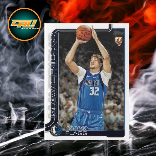 2025-26 Topps Basketball Cooper Flagg RC Rookie Base #201 Mavericks