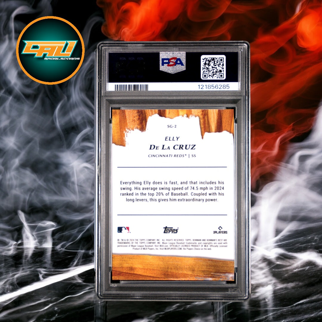 2024 Bowman's Best Strokes Of Gold Elly De La Cruz #SG2