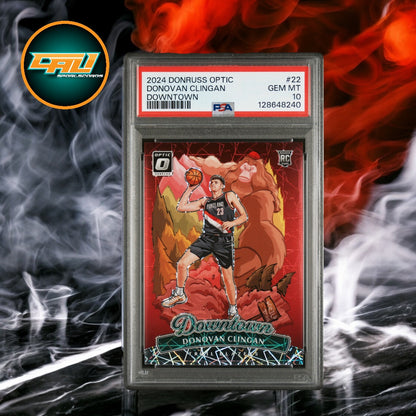 2024 Panini Donruss Optic Downtown Donovan Clingan #22