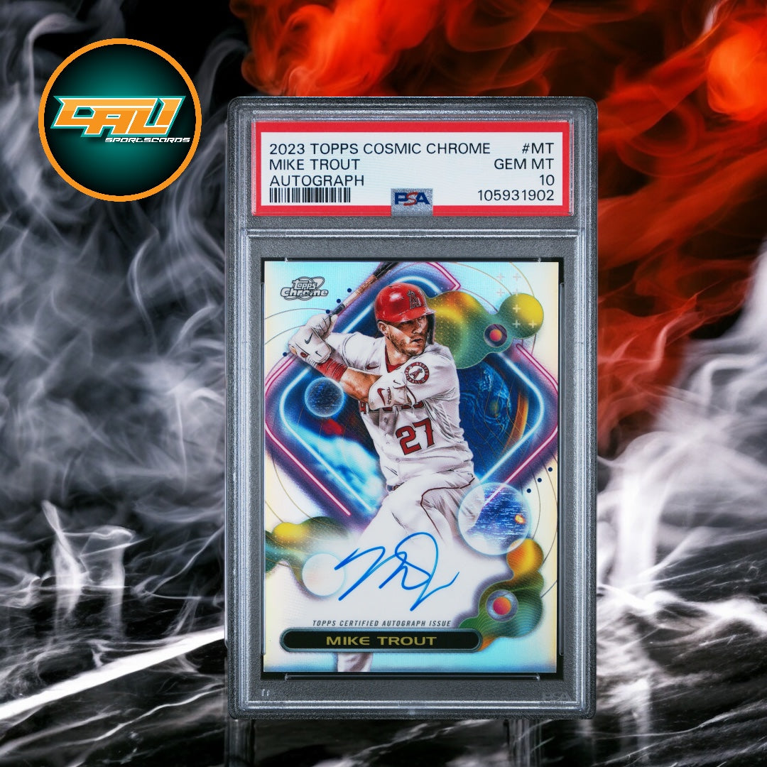 2023 Topps Cosmic Chrome Cosmic Chrome Autograph Mike Trout #MT