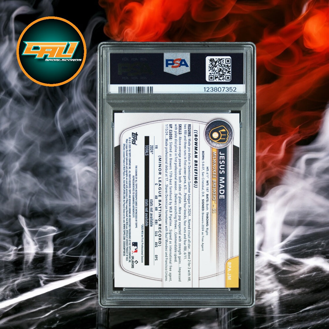 2025 Bowman Bowman Prospect Autographs Jesus Made #BPAJM