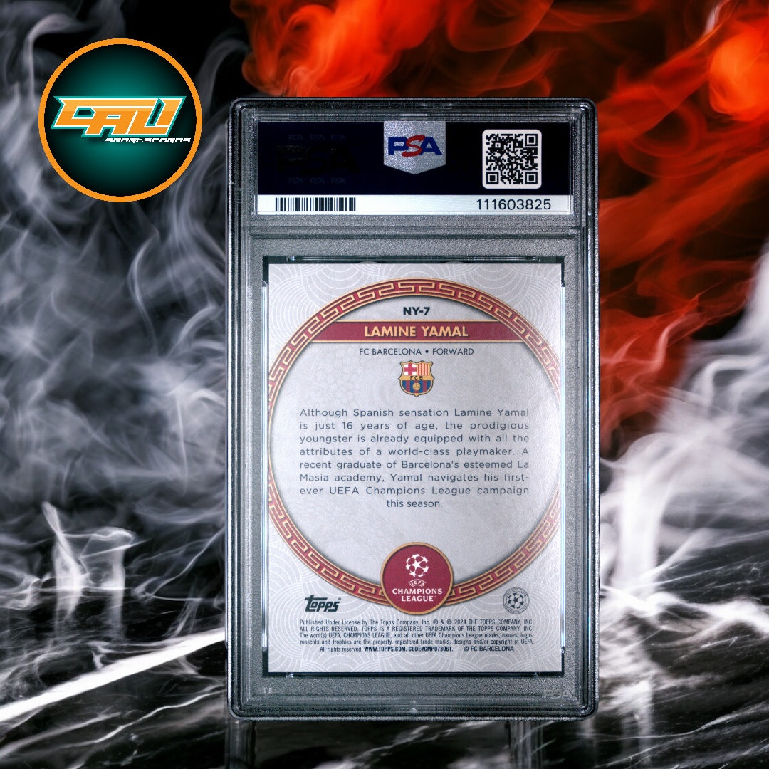 2023-24 Topps Jade Edition Uefa Club Competitions Chinese New Year Lamine Yamal #NY7