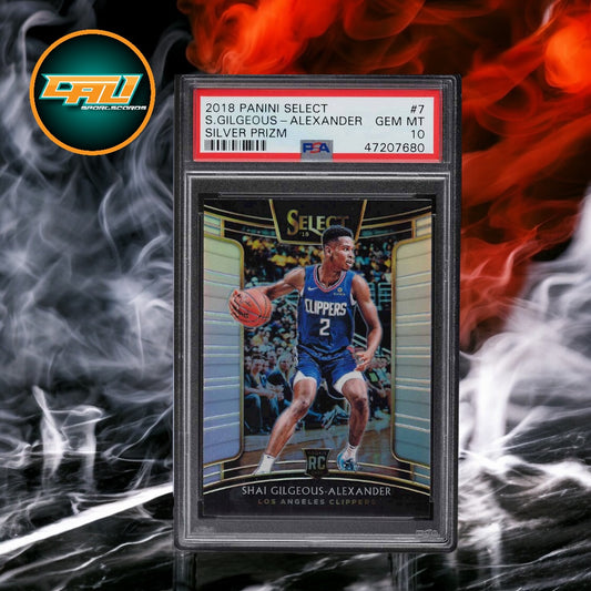 2018 Panini Select S.Gilgeous-Alexander Silver Prizm #7