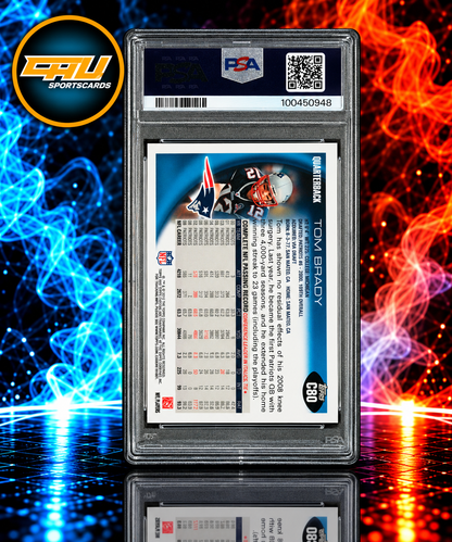 2010 Topps Chrome Tom Brady #C80 PSA 10