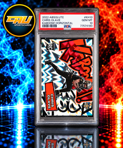 2022 Panini Absolute Kaboom! Horizontal Chris Olave #KH10 PSA 10