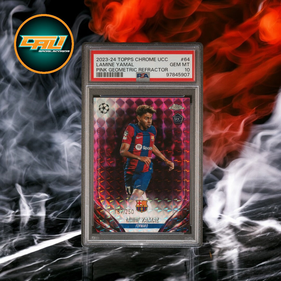 2023-24 Topps Chrome Uefa Club Competitions Lamine Yamal #64
