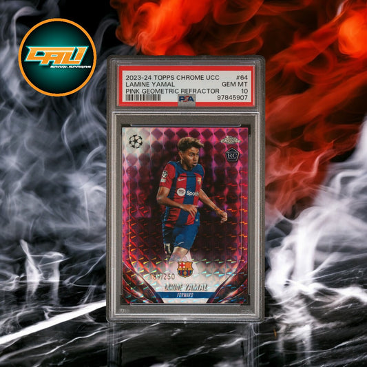 2023-24 Topps Chrome Uefa Club Competitions Lamine Yamal #64