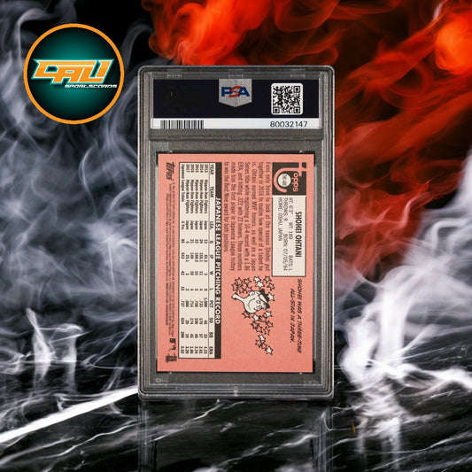 2018 Topps Heritage Shohei Ohtani Chrome-Purple Refractor PSA 10 #600