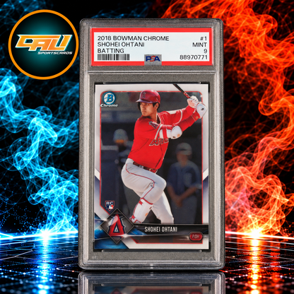 2018 Bowman Chrome Shohei Ohtani Base (Batting) #1 PSA 9