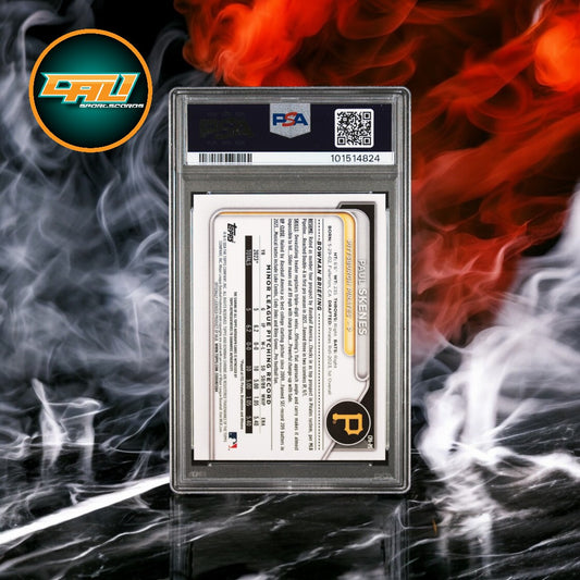 2024 Bowman Chrome Prospect Autographs Paul Skenes Chrome Prospects Auto PSA 9 Auto 10 #CPAPS
