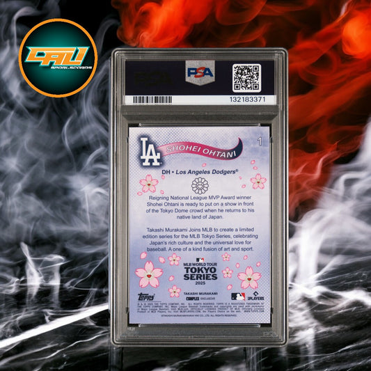 2025 Topps Takashi Murakami + Mlb World Tour Tokyo Series Shohei Ohtani #1