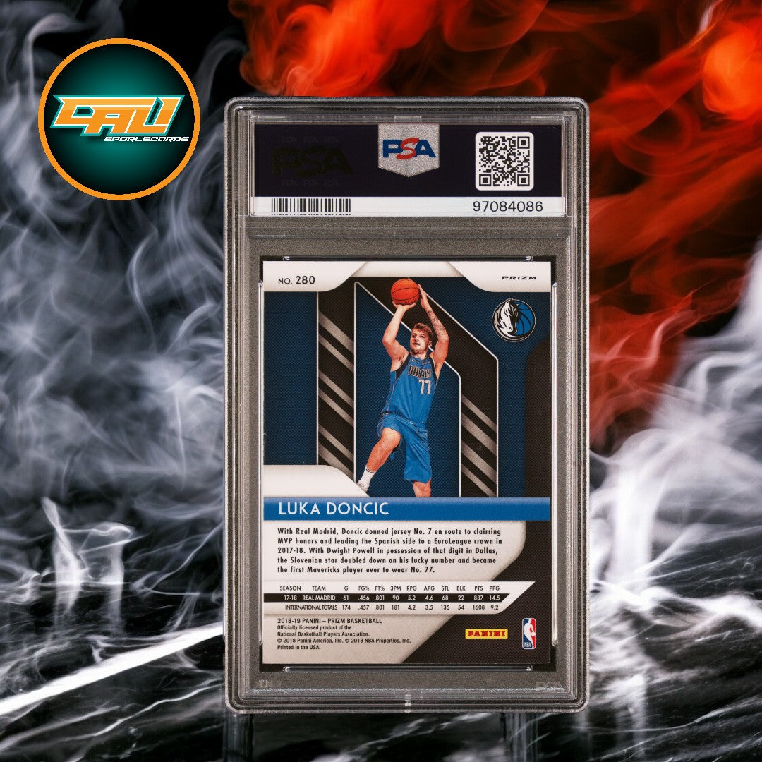 2018 Prizm Luka Doncic Silver PSA 9 #280